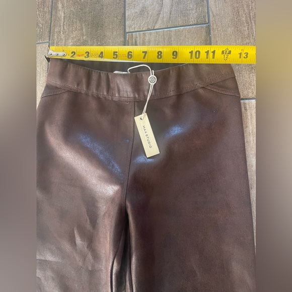🤎Max Studio Casual leggings /Pants Women’s Size XS BrownNWT🤎 - Picture 10 of 10